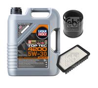 FEBI BILSTEIN Controllo set 5L Liqui Moly Top Tec 4200 5W-30 per Hyundai