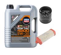 FEBI BILSTEIN Controllo set 5L Liqui Moly Top Tec 4200 5W-30 per Hyundai i10