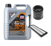 FEBI BILSTEIN Controllo set 5L Liqui Moly Top Tec 4200 5W-30 per Hyundai i10