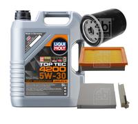 Febi BILSTEIN Controllo Set 5L Liqui Moly Top Tec 4200 5W-30 per Nissan Musica