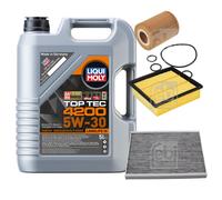 FEBI BILSTEIN Controllo Set 5L Liqui Moly Top Tec 4200 5W-30 Per Opel Corsa