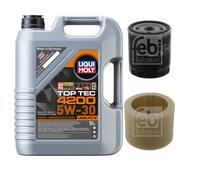 FEBI BILSTEIN Controllo set 5L Liqui Moly Top Tec 4200 5W-30 per Peugeot
