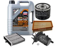 FEBI BILSTEIN Controllo set 5L Liqui Moly Top Tec 4200 5W-30 per Renault