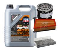 FEBI BILSTEIN Controllo Set 5L Liqui Moly Top Tec 4200 5W-30 Per Renault
