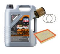 FEBI BILSTEIN Controllo Set 5L Liqui Moly Top Tec 4200 5W-30 Per Saab 9-3