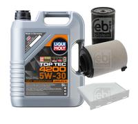 FEBI BILSTEIN Controllo set 5L Liqui Moly Top Tec 4200 5W-30 per VW Golf V