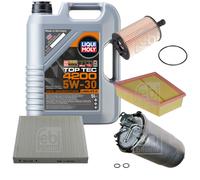 FEBI BILSTEIN Controllo set 5L Liqui Moly Top Tec 4200 5W-30 per VW Polo 9N_