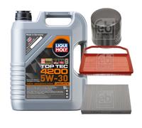 FEBI BILSTEIN Controllo Set 5L Liqui Moly Top Tec 4200 5W-30 Per VW UP 121