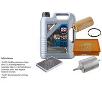 FEBI BILSTEIN Controllo set 5L Liqui Moly Top Tec 4600 5W-30 per Audi A4