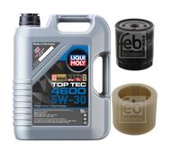 FEBI BILSTEIN Controllo Set 5L Liqui Moly Top Tec 4600 5W-30 Per Citroën