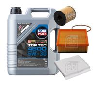 FEBI BILSTEIN Controllo set 5L Liqui Moly Top Tec 4600 5W-30 per Citroën