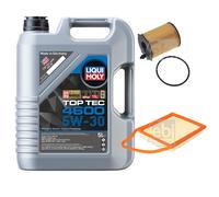 FEBI BILSTEIN Controllo Set 5L Liqui Moly Top Tec 4600 5W-30 Per Citroën