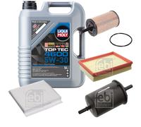 FEBI BILSTEIN Controllo set 5L Liqui Moly Top Tec 4600 5W-30 per Citroën