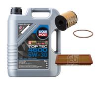 FEBI BILSTEIN Controllo set 5L Liqui Moly Top Tec 4600 5W-30 per Citroën