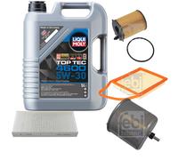 FEBI BILSTEIN Controllo set 5L Liqui Moly Top Tec 4600 5W-30 per Citroën