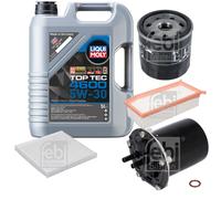 FEBI BILSTEIN Controllo Set 5L Liqui Moly Top Tec 4600 5W-30 Per Dacia