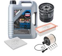 FEBI BILSTEIN Controllo set 5L Liqui Moly Top Tec 4600 5W-30 per Dacia