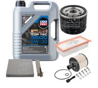 FEBI BILSTEIN Controllo set 5L Liqui Moly Top Tec 4600 5W-30 per Dacia