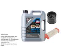 FEBI BILSTEIN Controllo set 5L Liqui Moly Top Tec 4600 5W-30 per Hyundai i10