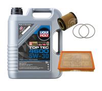 FEBI BILSTEIN Controllo set 5L Liqui Moly Top Tec 4600 5W-30 per Opel Vectra