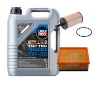 FEBI BILSTEIN Controllo set 5L Liqui Moly Top Tec 4600 5W-30 per Peugeot 206