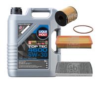 FEBI BILSTEIN Controllo set 5L Liqui Moly Top Tec 4600 5W-30 per Peugeot 407