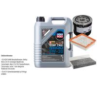 FEBI BILSTEIN Controllo set 5L Liqui Moly Top Tec 4600 5W-30 per Renault