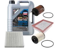 FEBI BILSTEIN Controllo set 5L Liqui Moly Top Tec 4600 5W-30 per Suzuki SX4
