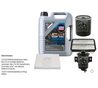 FEBI BILSTEIN Controllo set 5L Liqui Moly Top Tec 4600 5W-30 per Toyota