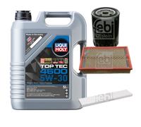 FEBI BILSTEIN Controllo set 5L Liqui Moly Top Tec 4600 5W-30 per VW Sharan
