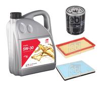 Febi BILSTEIN Controllo Set 5L Longlife 5W-30 per Subaru Justy III G3X 1.3