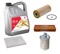 FEBI BILSTEIN Controllo Set 5L Longlife 5W-30 Per VW Caddy II Kasten 9K9A
