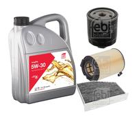 Febi BILSTEIN Controllo Set 5L Longlife 5W-30 per VW Golf Diluente 1K1 1.4 16V