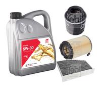 FEBI BILSTEIN Controllo Set 5L Longlife 5W-30 Per VW Golf V 1K1 1.4 TSI 5K1