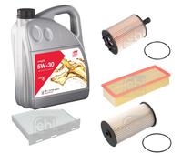 FEBI BILSTEIN Controllo Set 5L Longlife 5W-30 Per VW Tiguan 5N 2.0 TDI
