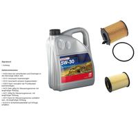 FEBI BILSTEIN Controllo Set 5L Longlife Plus 5W-30 Per Mazda 5 CW 1.6 CD