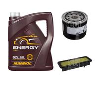 FEBI BILSTEIN Controllo Set 5L MANNOL 5W-30 per Nissan Micra IV 1.2 5L