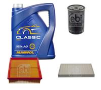 FEBI BILSTEIN Controllo Set 5L MANNOL Classic 10W-40 Per Audi 100 44 44Q