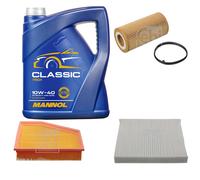 FEBI BILSTEIN Controllo Set 5L MANNOL Classic 10W-40 Per Audi A1 8X1 8XK