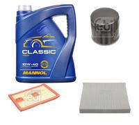 FEBI BILSTEIN Controllo Set 5L MANNOL Classic 10W-40 Per Audi A1 Sportback