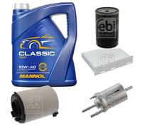 FEBI BILSTEIN Controllo Set 5L MANNOL Classic 10W-40 Per Audi A3 Sportback