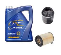 FEBI BILSTEIN Controllo Set 5L MANNOL Classic 10W-40 Per Audi A3 Sportback