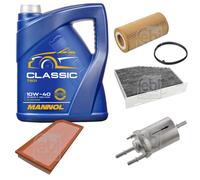 FEBI BILSTEIN Controllo Set 5L MANNOL Classic 10W-40 Per Audi TT 8J3 2.0