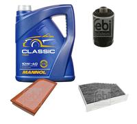 FEBI BILSTEIN Controllo Set 5L MANNOL Classic 10W-40 Per Audi TT 8J3 2.0