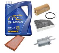 FEBI BILSTEIN Controllo Set 5L MANNOL Classic 10W-40 Per Audi TT 8J3 2.0