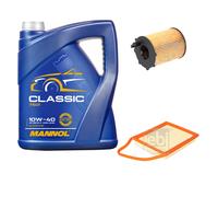 FEBI BILSTEIN Controllo Set 5L MANNOL Classic 10W-40 Per Citroën Berlingo