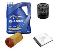 FEBI BILSTEIN Controllo Set 5L MANNOL Classic 10W-40 Per Citroën Berlingo