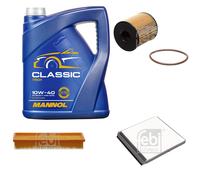 FEBI BILSTEIN Controllo Set 5L MANNOL Classic 10W-40 Per Citroën Berlingo MF