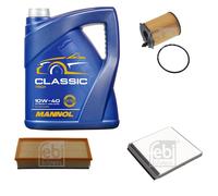 FEBI BILSTEIN Controllo Set 5L MANNOL Classic 10W-40 Per Citroën Berlingo MF