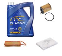 Febi BILSTEIN Controllo Set 5L mannol Classic 10W-40 per Citroën C3 i , FC